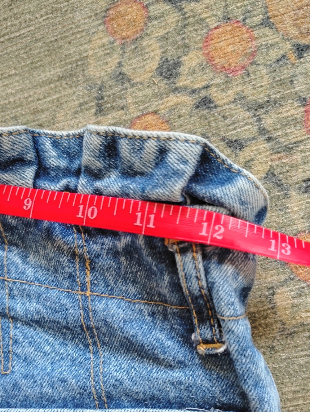 Vintage Saved By The Bell High-Waist Blue Denim Jeans - Picture 7 of 9